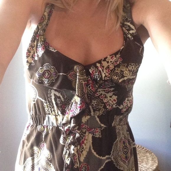 Amazing paisley halter top ruffle XS Kimchi Blue - Picture 2 of 3